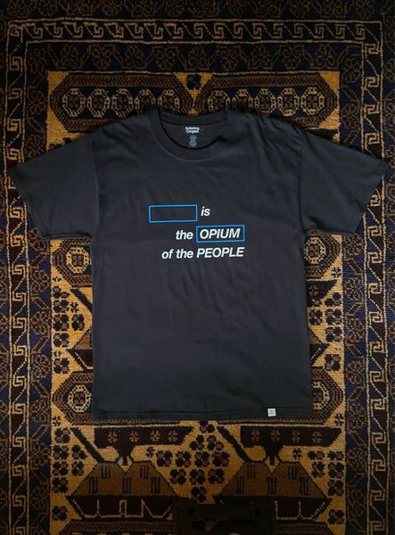 美品 Do Nothing Congress T-SHIRTS 藤原ヒロシ Tシャツ fragment goodenough ELECTRIC COTTAGE フラグメント グッドイナフ 半袖 黒 M