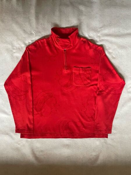 希少 UNDERCOVER HALF ZIP L/S T-SHIRTS アンダーカバー ロンT