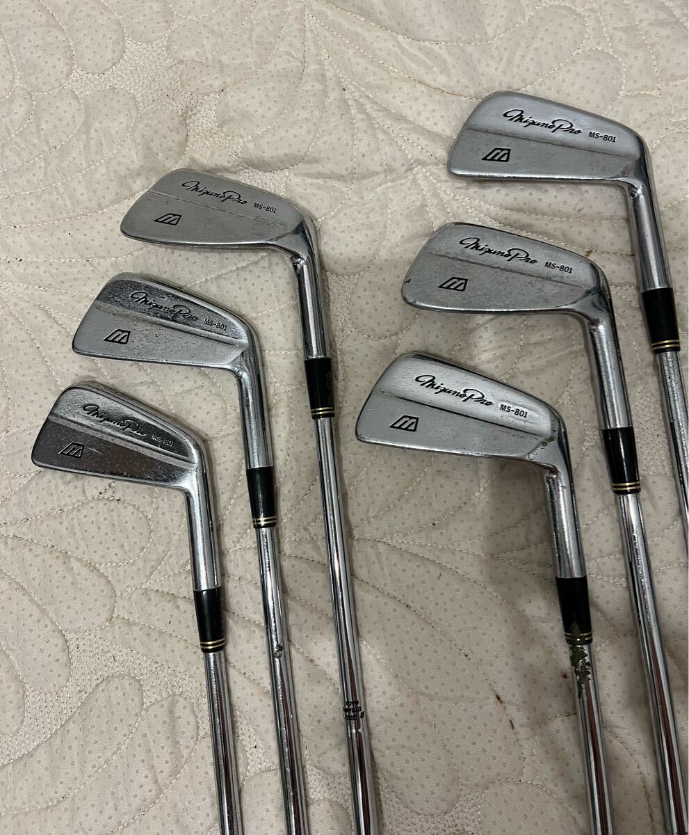 名器希少MizunoPro MS-801アイアン3番〜SW 9本DG R400 Yahoo!オークション -「ミズノプロ ms-801」の落札相場・落札価格