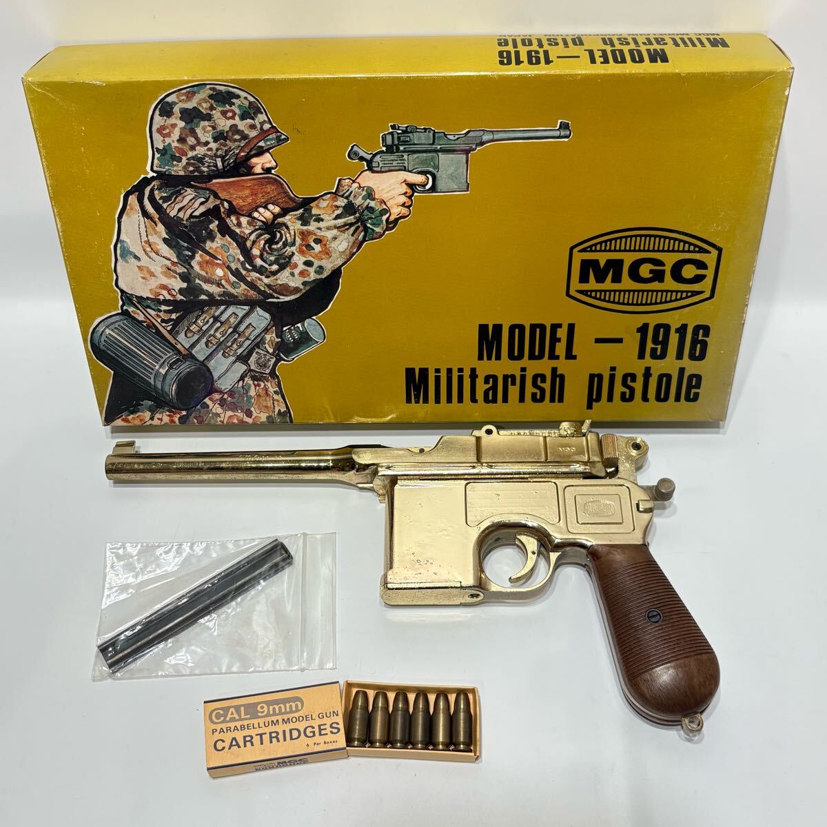 MGC モデル1916 ミリタリーピストル Yahoo!オークション -「mgc m1916」(ミリタリー) の落札相場