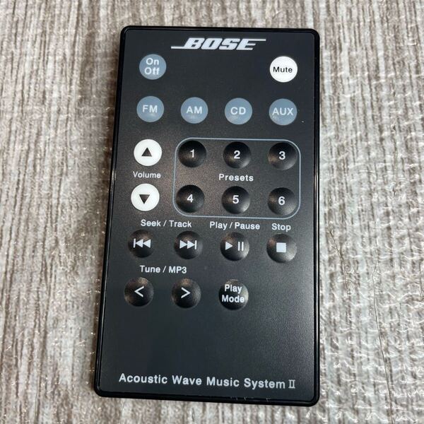 BOSE ボーズ Acoustic Wave Music System II 純正リモコン