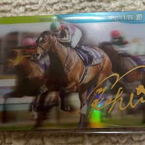 サラブレッドホースコレクション 皐月賞 アルアイン 松山弘平騎手 金箔押しサイン バンダイ 競馬 カード