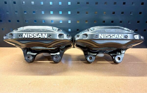 ☆オーバーホール品☆ECR33☆スカイライン☆フロントブレーキキャリパー☆左右セット☆R32 R34☆シルビア S13 S14 S15☆4POT☆日産☆2250U