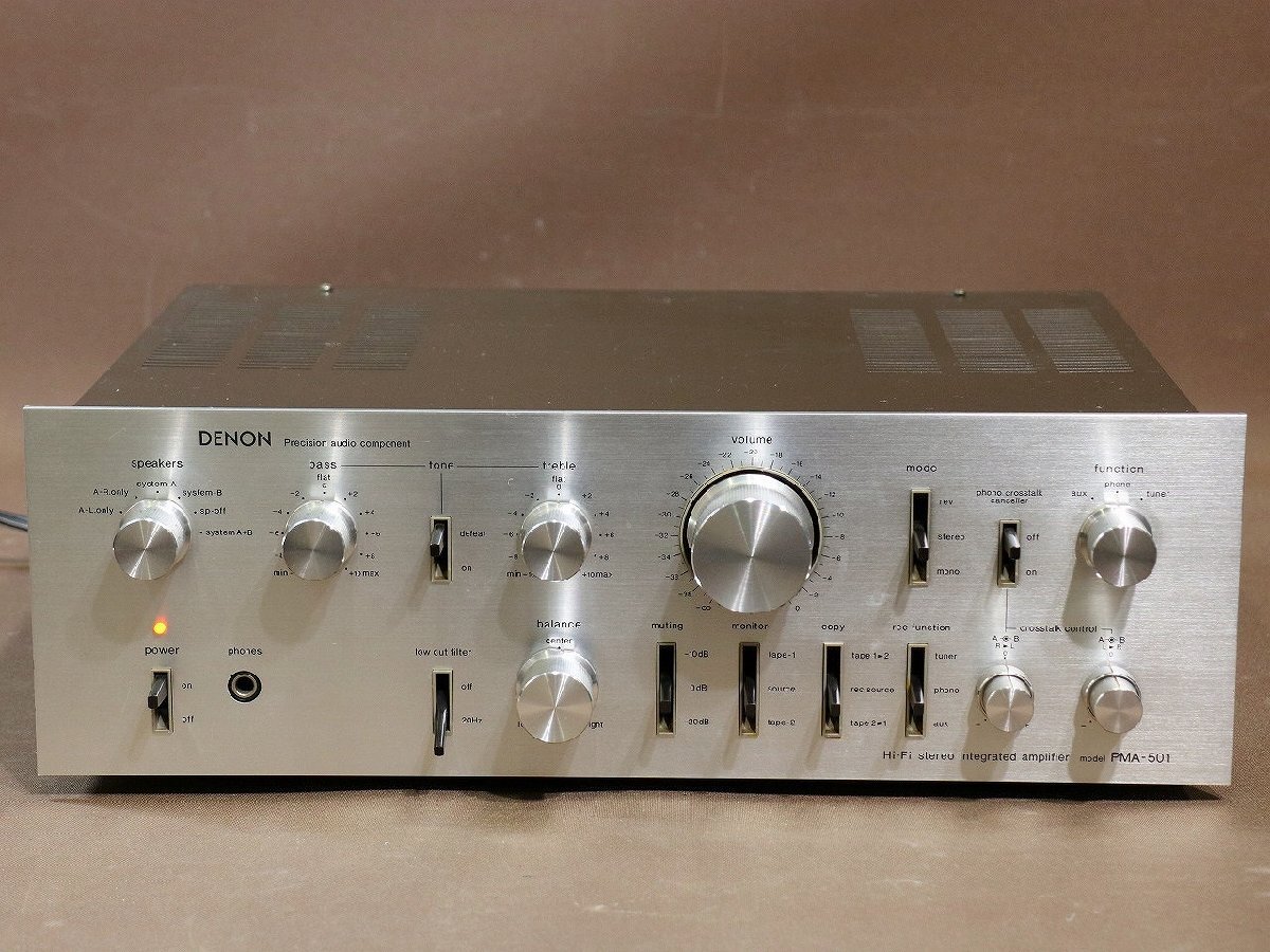 ⭐️動作品! DENON プリメインアンプ PMA-501メンテ済 Yahoo!オークション -「501」(DENON) (一般)の落札相場・落札価格