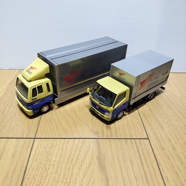 西濃運輸【1/43 レンジャー・デュトロ】トラック ミニカー カンガルー 特急便 日野 HINO エポック RANGER DUTRO SEINO