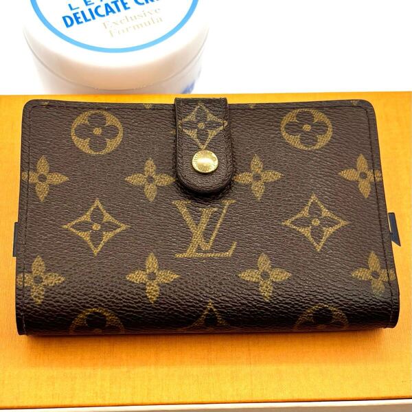 m15 ポルトモネビエヴィエノワ モノグラム ルイヴィトン がま口 二つ折り財布 LOUIS VUITTON