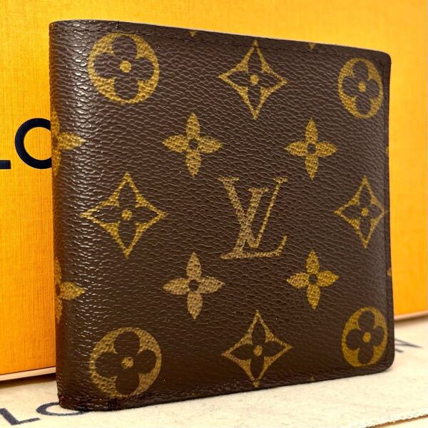 L90 ポルトフォイユマルコ モノグラム ルイヴィトン 二つ折り財布 LOUIS VUITTON