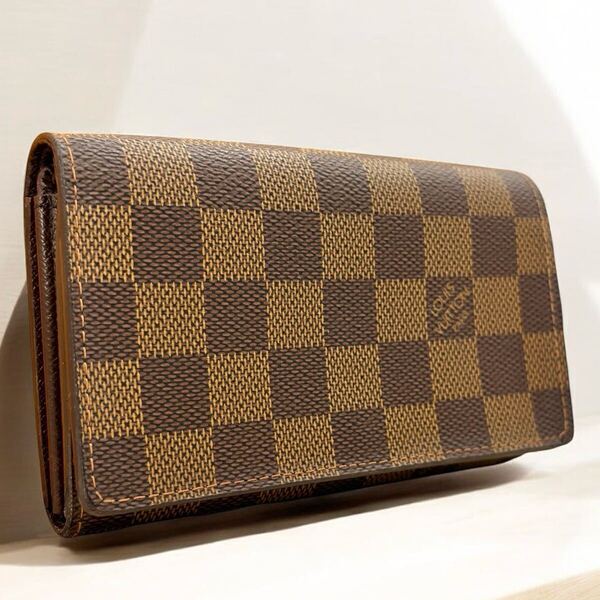m68 トレゾール ダミエ ルイヴィトン 二つ折り財布 LOUIS VUITTON L字ファスナー