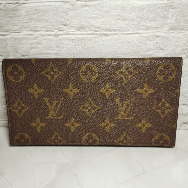 LOUIS VUITTON 札入れ モノグラム ブラウン レザー ルイヴィトン 送料無料