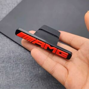 GTRスタイル AMGミニロゴ エンブレム デカール フロントグリル用 両面テープタイプ ベンツ用 ドレスアップ バッジ ステッカー