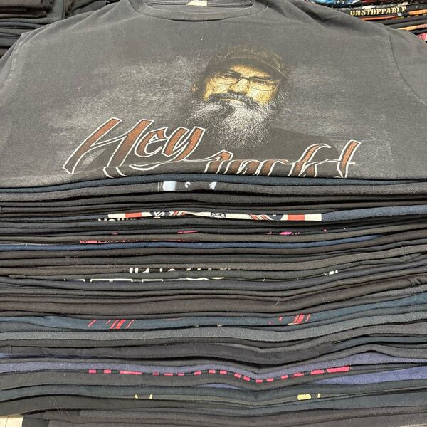 USA古着卸 まとめ売り 71 ブラックプリントTシャツ A品 80枚 ベール アソート 洗濯済み S M L XL 2XL