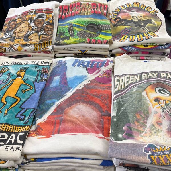 USA古着卸 まとめ売り 102 ビンテージTシャツ 白系 AB〜B品 64枚 ベール アソート グッドレギュラー 80/90/00年代 hanes jeezees ONIETA