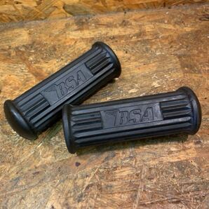 BSA ステップ フットペグ カスタム フットラバー カスタム ビンテージ 英車 A7/A10,A50/A65,B25,B44,C15,B50,C25 (WW27288)
