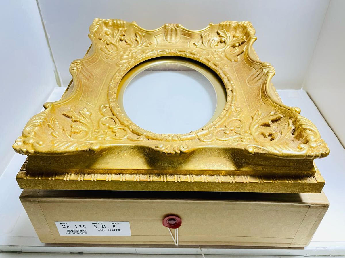 黒角花 金 F4号 高級油彩額縁 差し箱付き 受注生産品 - 額縁