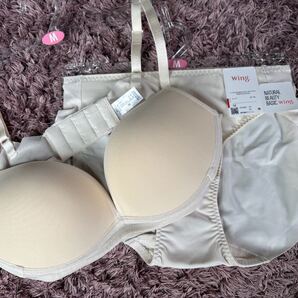 wing ナチュラルビューティーベイシック ブラジャー ショーツ 上下セット M ノンワイヤー ワコール