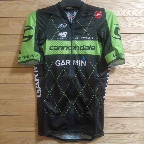 支給品 メッシュサイクルジャージ Cannondale GARMIN ガーミン キャノンデール New Balance CASTELLI カステリ ロードバイク 自転車