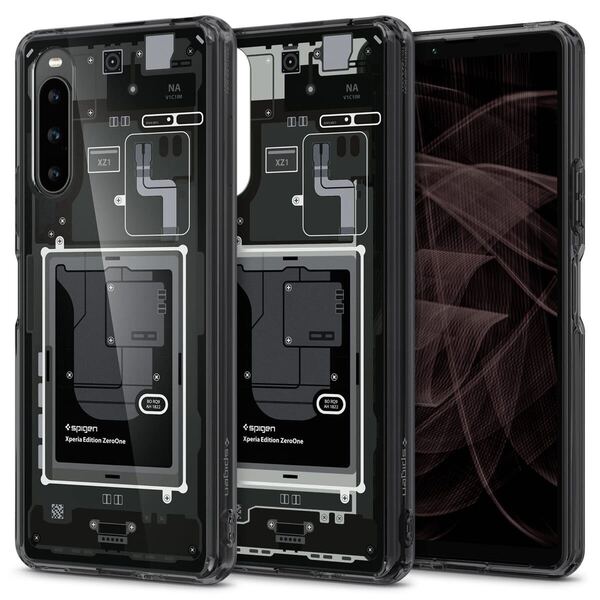 n)Spigen Xperia 10V ケース SOG11 / SO-52D クリア TPU バンパーケース 2重構造 米軍MIL規格取得 耐衝撃 すり傷防ACS06203 (ゼロ・ワン)