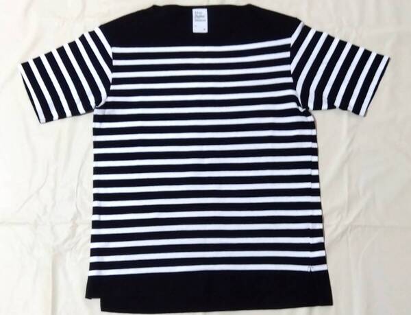 Violet Buffalo Wallows ヴァイオレットバッファローワロウズ 半袖 Tシャツ M 黒白ボーダー しっかりめ生地 7720