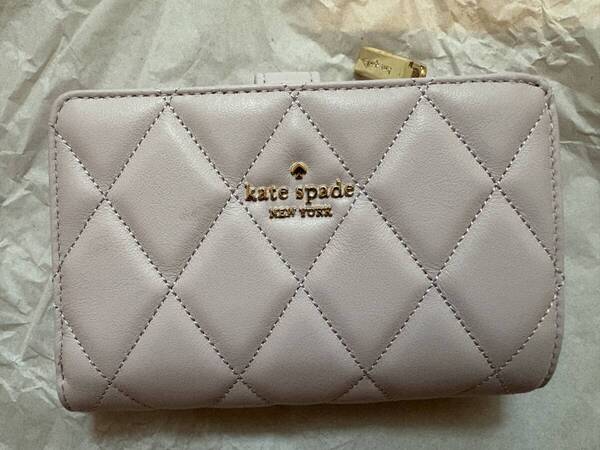 ケイトスペード(KATE SPADE) レディース 二つ折り財布 (KG424 501) キルトレザー レディース ウォレット