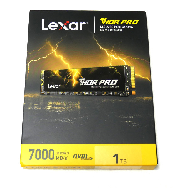 新品 Lexar SSD THOR PRO 1TB M.2 2280 PCIe Gen4x4 NVMe レキサー