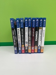 PS4ソフト まとめ9本 プレイステーション ファイナルファンタジーXV モンスターハンター ワールド グランド・セフト・オートV 他