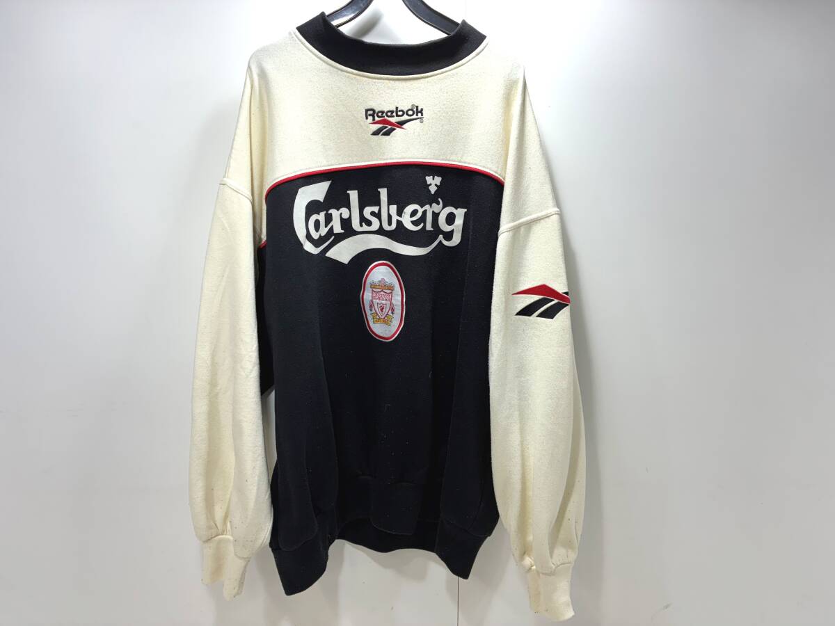 レア 02-04 リヴァプール リーボック ホーム長袖ユニフォーム 正規品