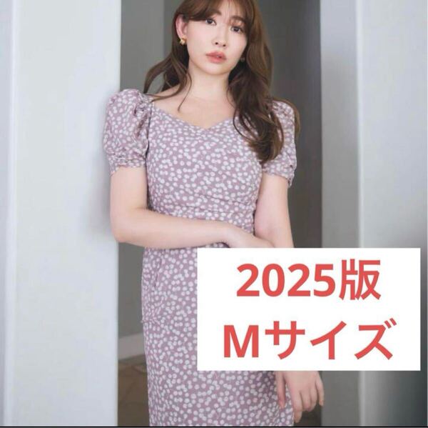 Cherry Pattern Cache-Coeur One-piece herlipto チェリー ワンピース 2025 M ピンク こじはる ハーリップトゥ 新品タグ付き