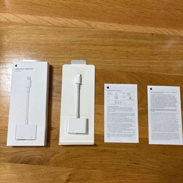 ★送料無料★Apple 純正★Lightning - Digital AVアダプタ ★MW2P3AM/A★