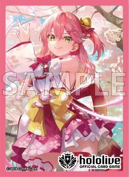 ホロライブ hololive OFFICIAL CARD GAME オフィシャルスリーブ さくらみこ【スリーブ55枚入り 新品未開封4571696546081】