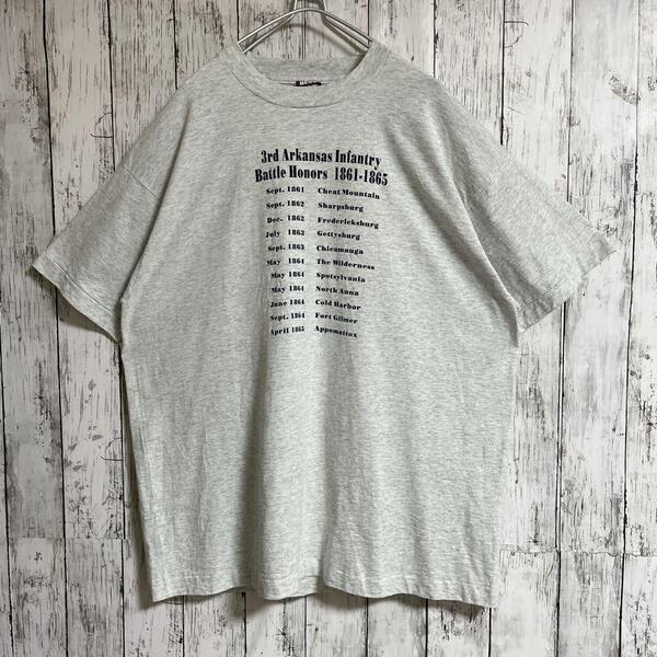 90's フルーツオブザルーム USA製 アメリカ製 ビンテージTシャツ XL グレー 90年代ヴィンテージ シングルステッチ HTK4248