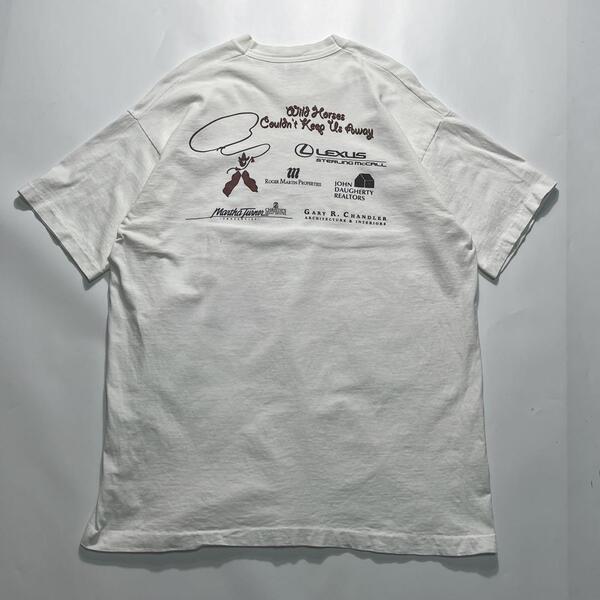 90's フルーツオブザルーム レクサス協賛 USA製 アメリカ製 ビンテージTシャツ 白 XL シングルステッチ6726