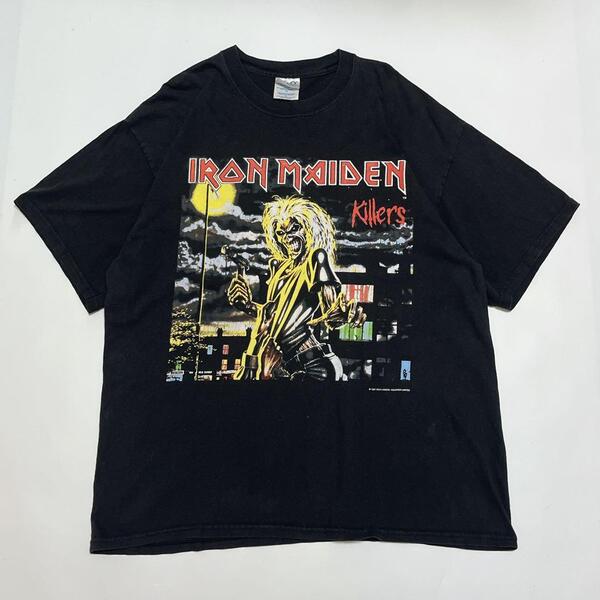 90's IRON MAIDEN アイアンメイデン ビンテージ バンドTシャツ XL 黒 ブラック キラーズ ミュージックTシャツ HTK6786