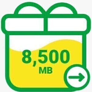mineo マイネオ パケットギフト 約8.5GB 8500MB 匿名取引