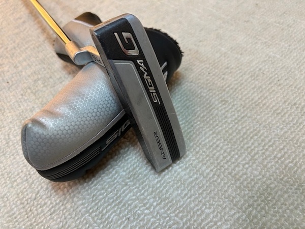 中古パター カバー付き ピン PING シグマ アンサー パター SIGMA G ANSER 34インチ