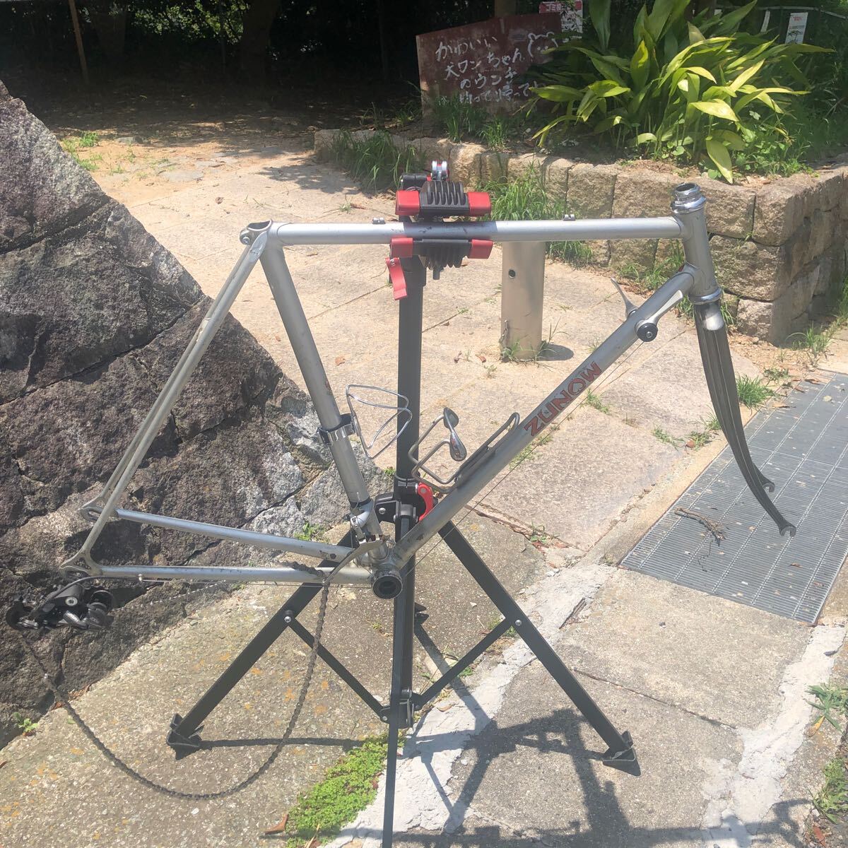 「ZUNOW」 PENTAGRA TOPPY ズノーロードバイク　引取希望 Yahoo!オークション - ZUNOW ズノウ ロードバイクフレーム 即決