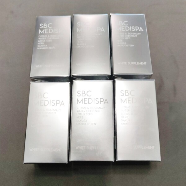 【6個セット】SBC MEDISPA ホワイトサプリメント 飲む日焼け止め 湘南美容外科 湘南美容クリニック SBC 新品未開封 ホワイトサプリ
