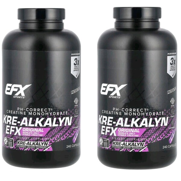 クレアルカリンEFX Sports(Kre-Alkalyn EFX), 240カプセル 240錠×2個セット 計480錠 新品未使用品 クレアチン