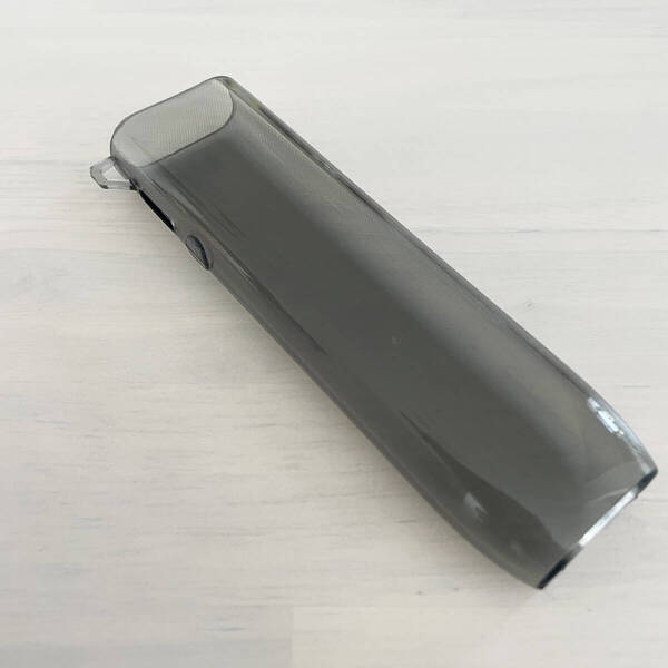 アイコス イルマワン イルマiワン ソフト ケース IQOS ILUMA ONE TPU製 やわらか カバー 着せ替え クリア グレー 灰 透明