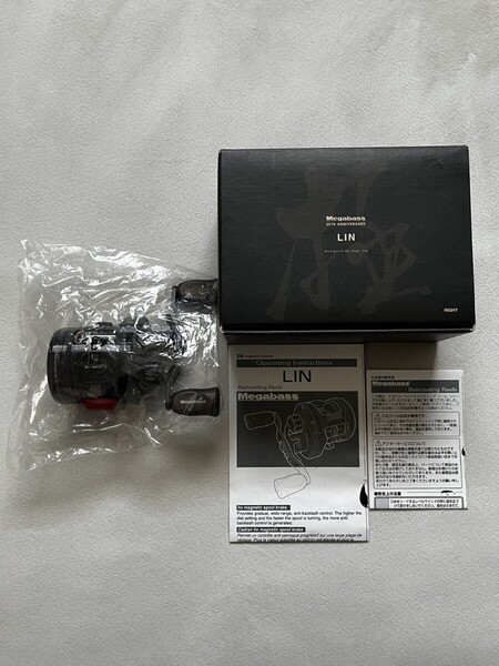送料込★極美品・激レア★【メガバス】LIN リン 10 25TH ANNIVERSARY 右ハンドル 25周年記念特別仕様 2011年限定生産品 Megabass