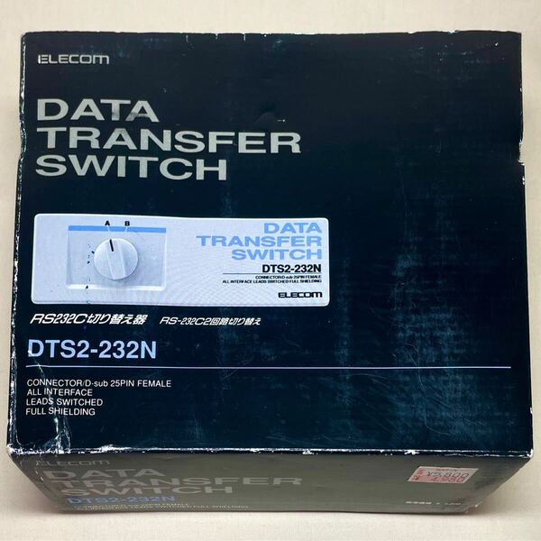 新品 エレコム DTS2-232N RS232C切替器 D-Sub25PIN