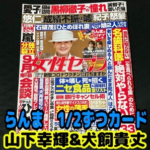 【匿名配送/送料無料】 女性セブン らんま1/2 2号連続 付録 1/2ずつカード 山下幸輝 犬飼貴丈 嵐 東京ディズニーランド ナイトショー