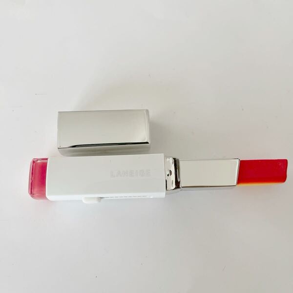 ラネージュ ツートーン ティント リップ バー ジューシーポップ 2色のカラーでグラデリップが自由自在♪口紅・定価3870円