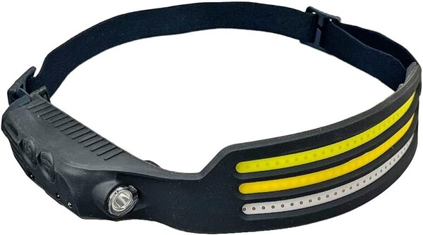 LEDヘッドライト ヘルメットライト 作業灯 USB充電式 人感センサー機能付き 5点灯モードあり 高輝度(光色:3色)
