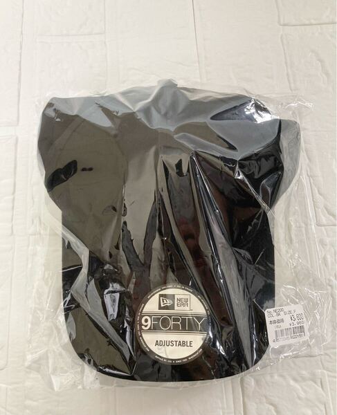 9FORTY NEW ERA cap ニューエラ キャップ 無地 黒 新品未使用 未開封 帽子