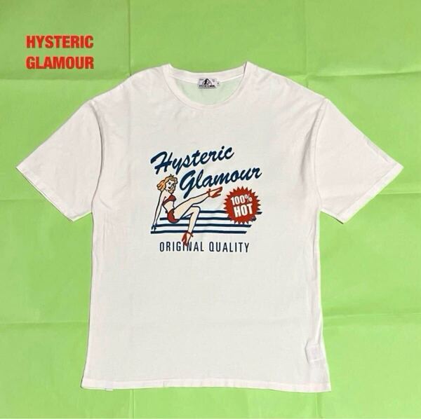 【人気】HYSTERIC GLAMOUR ヒステリックグラマー ORIGINAL QUALITY pt T-SH 半袖Tシャツ ヒスガール ユニセックス 02171CT15