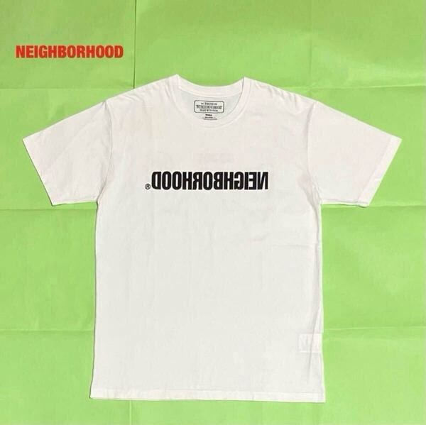 【人気】NEIGHBORHOOD ネイバーフッド REVERSE LOGO CI C-TEE ロゴTシャツ 反転ロゴ 両面プリント ユニセックス 201PCNH-ST01S