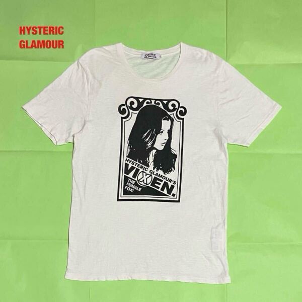 【人気】HYSTERIC GLAMOUR ヒステリックグラマー 半袖Tシャツ ヒスガール ユニセックス クルーネック ブランドロゴ 02202CT02