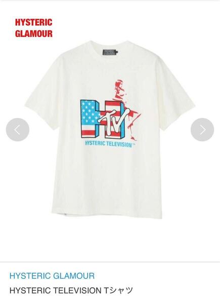 【人気】HYSTERIC GLAMOUR ヒステリックグラマー HYSTERIC TELEVITION Tシャツ ヒスガール ユニセックス クルーネック 02251CT23