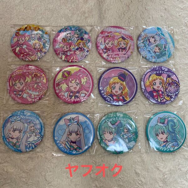 ぷりきゅあ BIG缶バッジ 12種類コンプリート★プリキュア わんだふるぷりきゅあ★缶バッヂ 缶バッチ★キュアワンダフル フレンディ