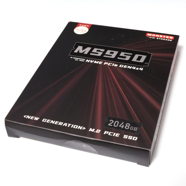 MONSTER STORAGE MS950 2TB M.2 NVMe MS950G75PCIe4-02TB 蝉族 SSD